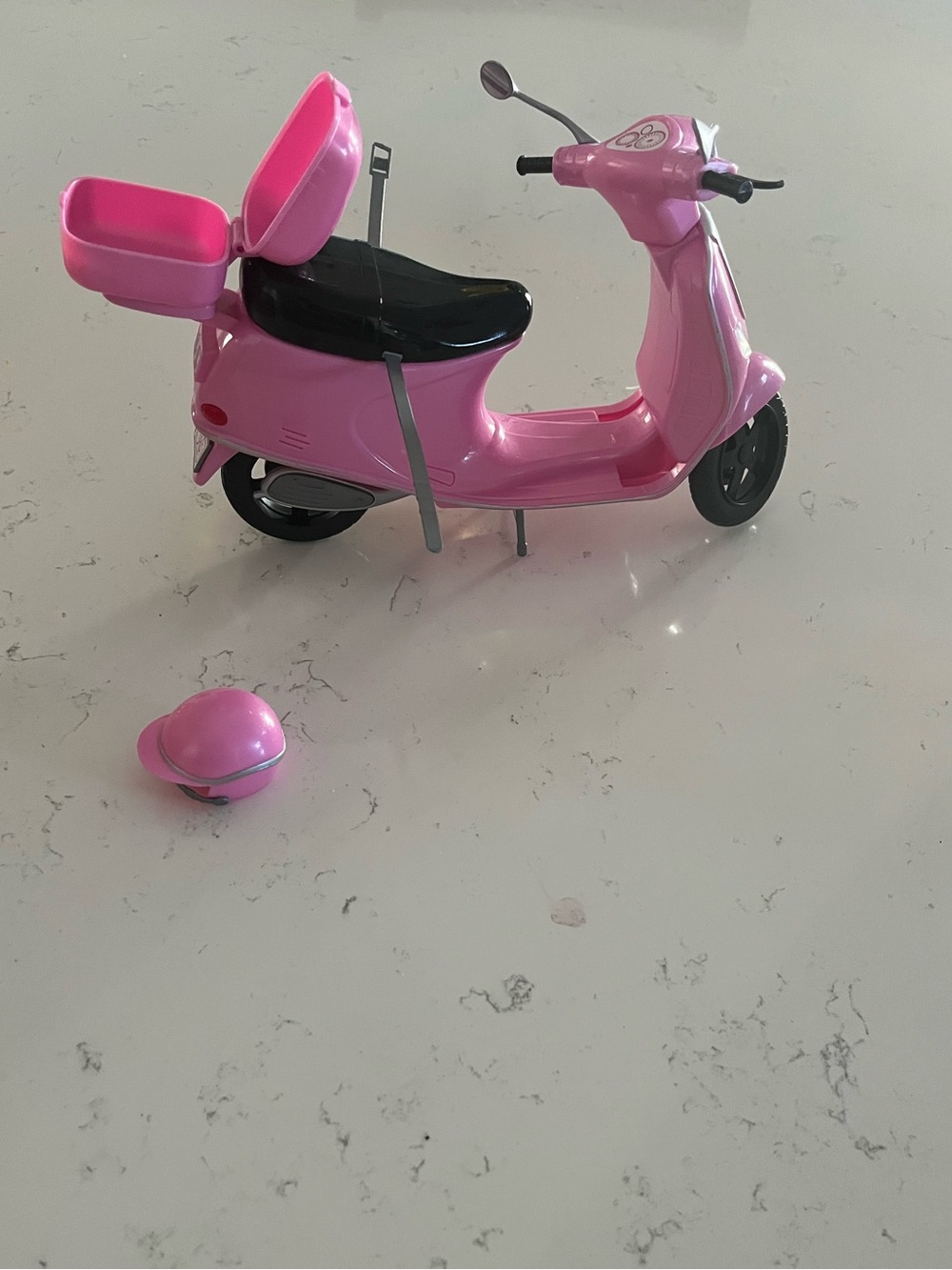 Barbie Vespa Scooter with helmet